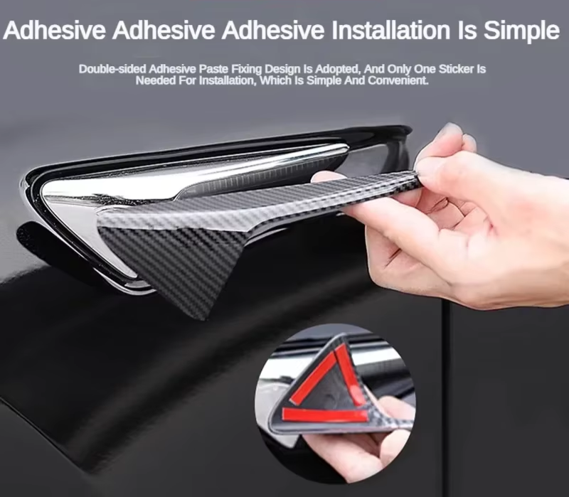 Tesla Model 3/Y/X/S (2017-2022) Side Camera Protective Cover, ABS/Carbon Fiber Protective Cover, Turn Signal Cover