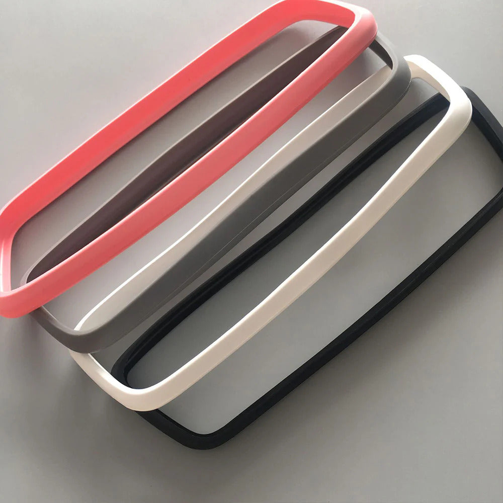 Rearview Mirror Protector Frame for Tesla Model 3 Y Highland (2019-2024) Center Console Accessories Silicone Rubber Cover Trim