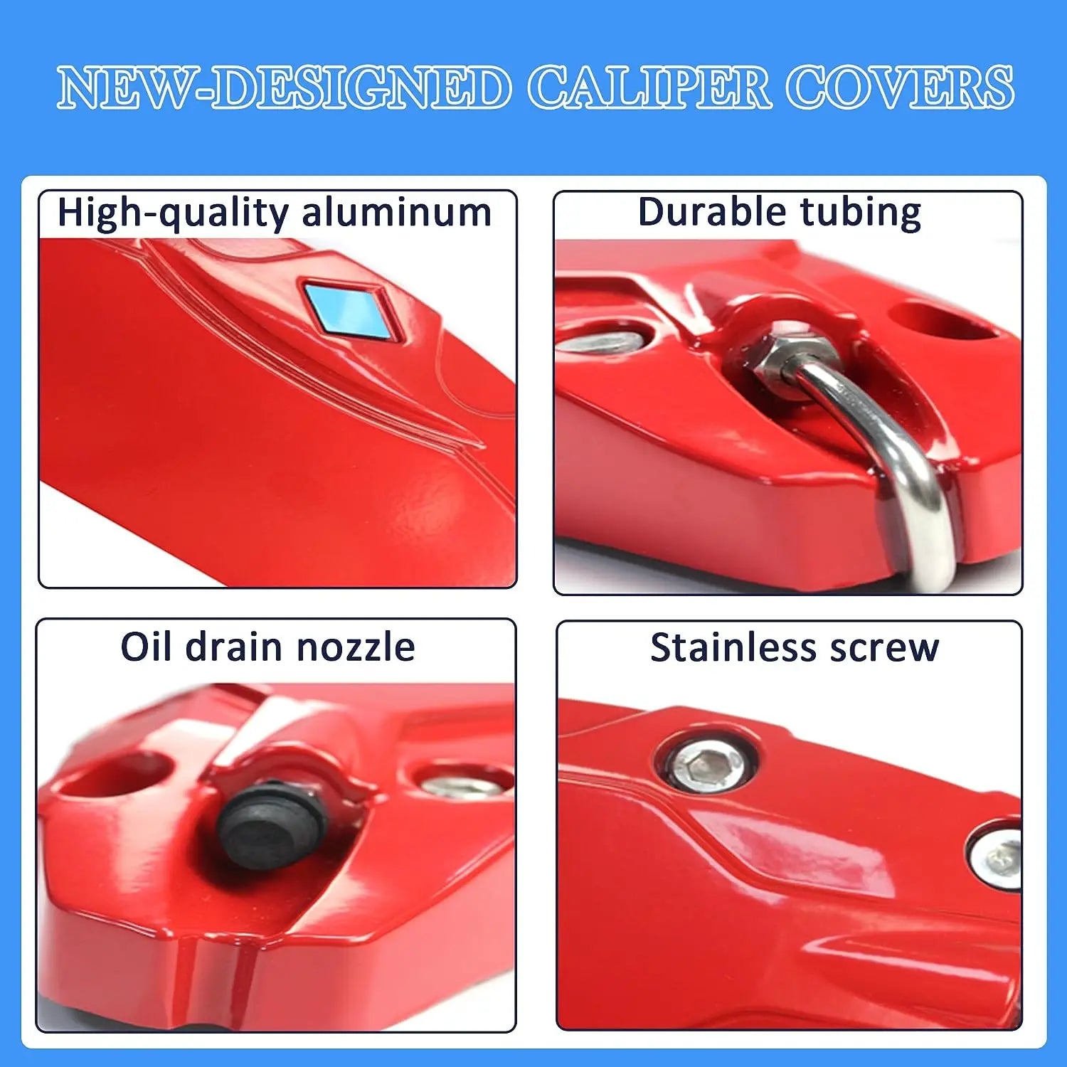 Tesla Model 3 Brake Caliper Cover 2017-2023 (Will Not Fit Model 3 2024)